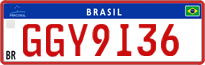 License plate of Brazil, Commercial vehicles (Mercosul)