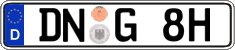 German license plate, Plates for oldtimers (type 