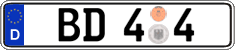 German license plate, Authorities and federal agencies