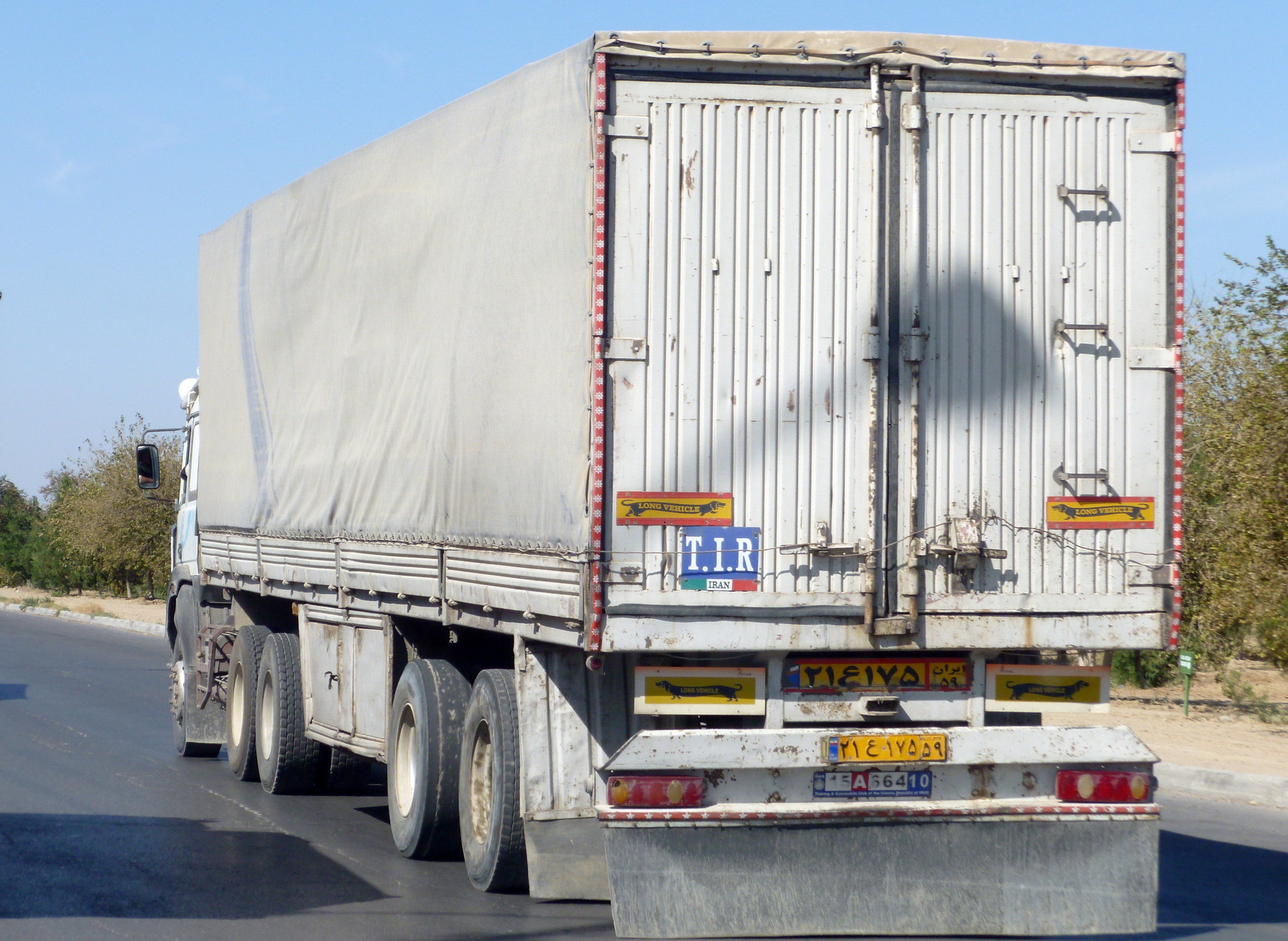 15A664 10, License plates for driving abroad (2010) 