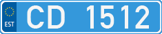 License plate of Estonia, Diplomatic
