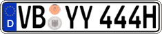 German license plate, Plates for oldtimers (type 