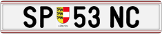 License plate of Austria, Regular plates