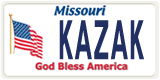 Missouri, Specialty plates