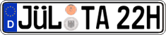 German license plate, Plates for oldtimers (type 