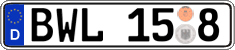 German license plate, Regional authorities