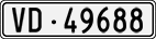 License plate of Switzerland, Cars