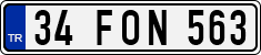License plate of Turkey, Regular plates