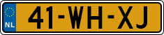 License plate of the Netherlands, Trailers