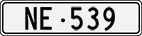 License plate of Switzerland, Cars
