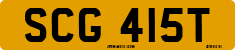 License plate of the United Kingdom, 1963 year system