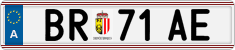 License plate of Austria, Regular plates