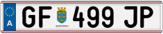 License plate of Austria, Regular plates