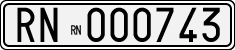 License plate of Italy, Cars (1927 year series)