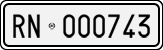 License plate of Italy, Cars (1927 year series)