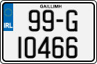 License plate of Ireland, Regular plates