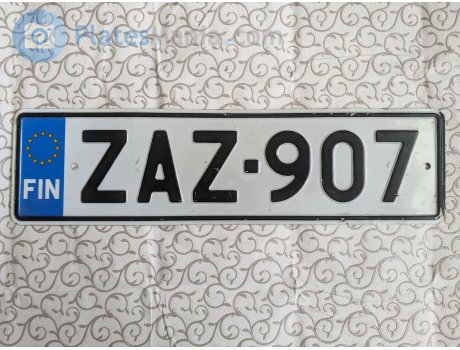 ZAZ-907, License plate without vehicle