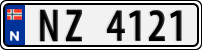 License plate of Norway, Trailers, motorcycles, special vehicles