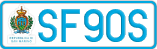License plate of San Marino, Vanity Plates