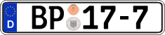 German license plate, Authorities and federal agencies