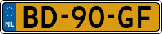License plate of the Netherlands, Commercial Vehicles (1951-1994 system)