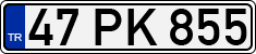 License plate of Turkey, Regular plates