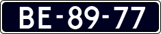 License plate of the Netherlands, Imported oldtimers (commercial vehicles)