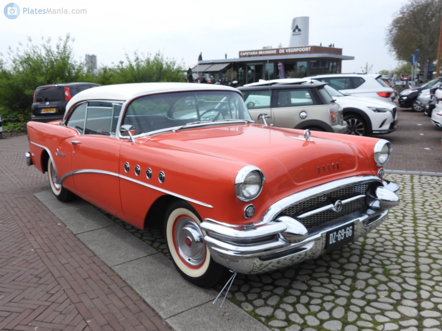 DZ-69-66, Buick Century 2nd gen (Riviera) 2-door Hardtop (66R; B-body), 1st facelift, 1954–1955