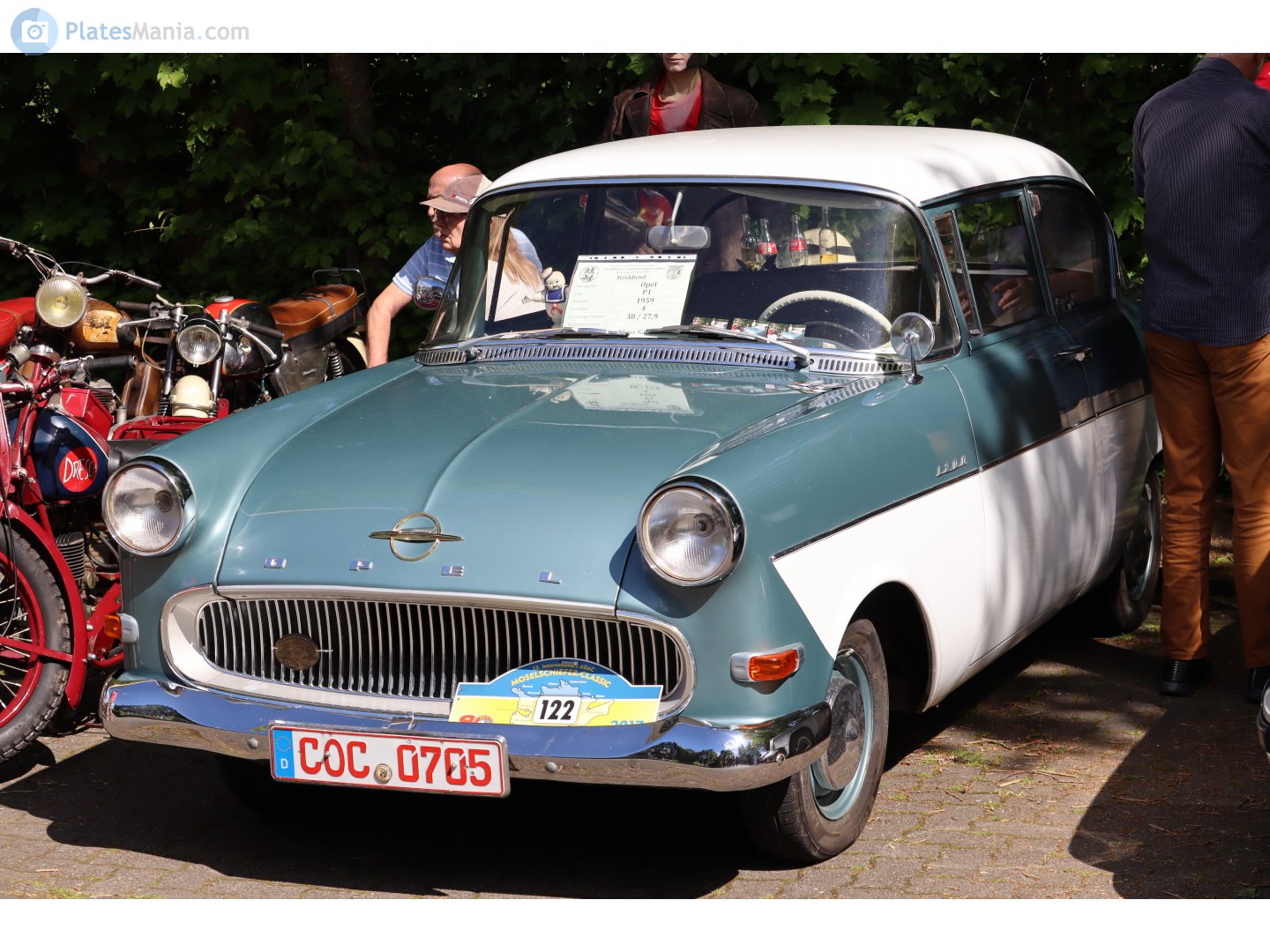 COC 0705, Opel Rekord 4-door Sedan (P1), 1958–1960