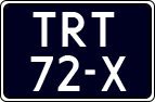 License plate of the Netherlands, Agricultural vehicles