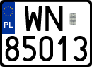 License plates of Poland, Regular car plates