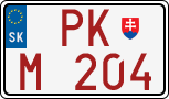 License plate of Slovakia, Dealer