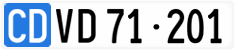 License plate of Switzerland, Diplomatic