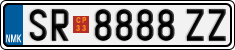 License plate of North Macedonia, Regular plates (2012)