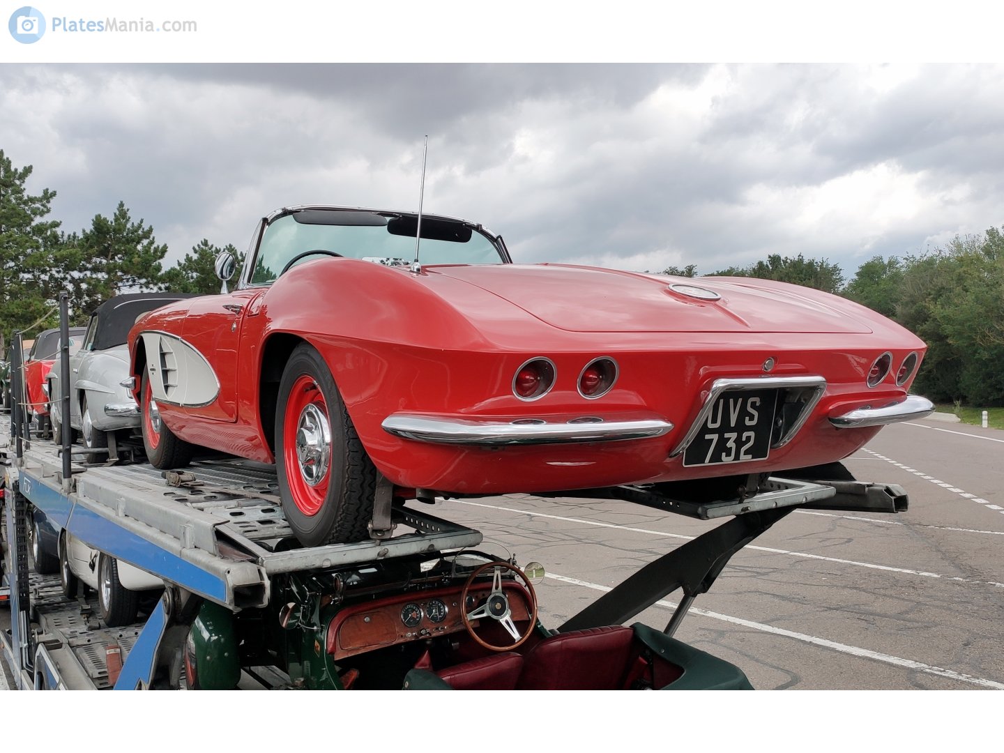 UVS732, Chevrolet Corvette 1st gen (C1; 67), 3rd facelift, 1960–1962