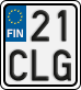 License plate of Finland, Motorcycles