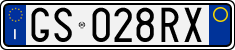 License plate of Italy, Cars (1994 year series)