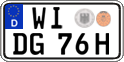 German license plate, Plates for oldtimers (type 