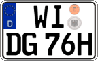 German license plate, Plates for oldtimers (type 