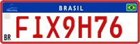 License plate of Brazil, Commercial vehicles (Mercosul)