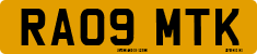 License plate of the United Kingdom, 2001 year system