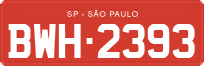 License plate of Brazil, Commercial vehicles (1990)