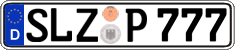 German license plate, Regular plates