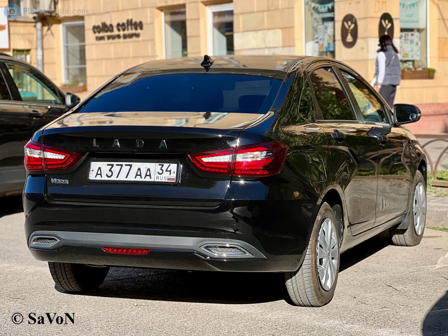а 377 аа 34, Lada (VAZ) Vesta 1st gen Sedan (GFL), facelift, 2022–