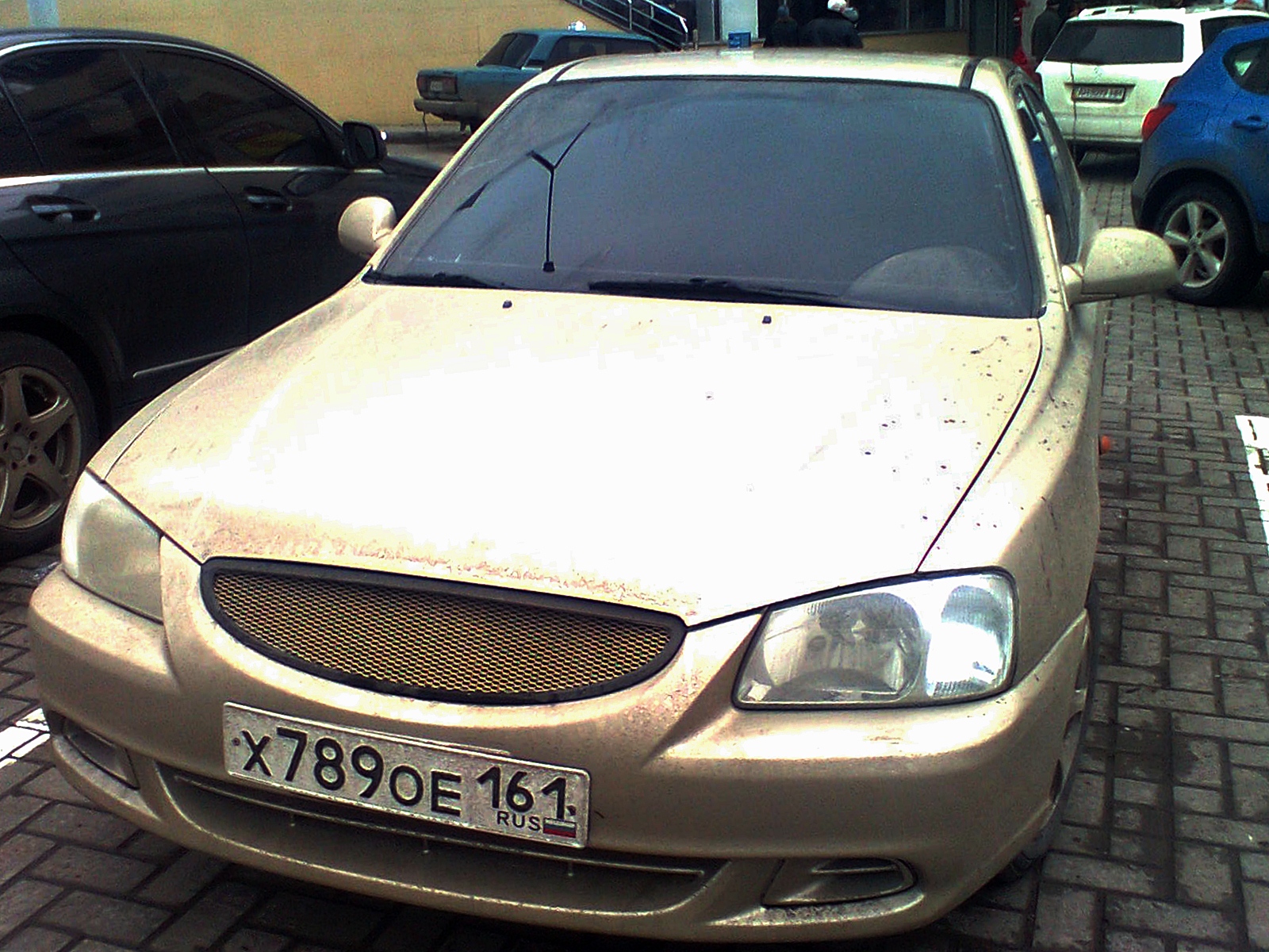 х 789 ое 161, Hyundai Accent 2nd gen Sedan (LC), 1999–2003 (–2016 for others)