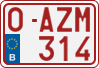 License plate of Belgium, Regular plates (2010)