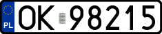 License plates of Poland, Regular car plates