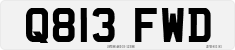 License plate of the United Kingdom, 1983 year system