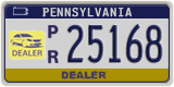Pennsylvania, Dealer (N/D 12345 | P/R 12345)