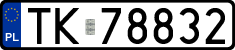 License plates of Poland, Regular car plates